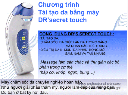 May cham soc da mat