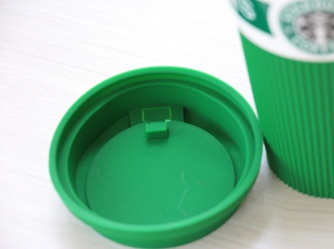 Starbucks Ceramic Hot Drink Coffee Cup Tumbler Mug Silicon Rubber Lid Sleeves