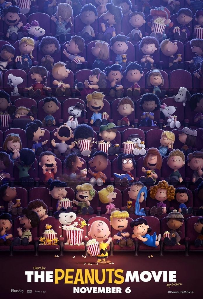 (2015) poster 12"x17" snoopy and charlie brown comedy movie