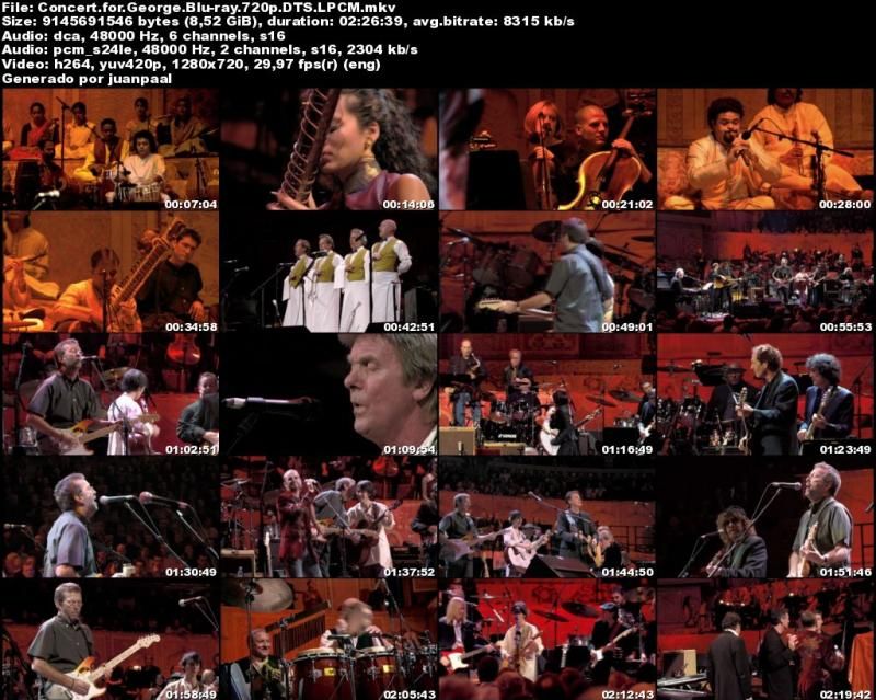 ConcertforGeorgeBlu ray720pDTSLPCM zpsaaa64427 - Concert for George (2010) [BDRip 720p] [DTS/LPCM H.264] [MKV] [VH]