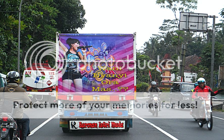 goyang dangdut truk asal solo di yogya