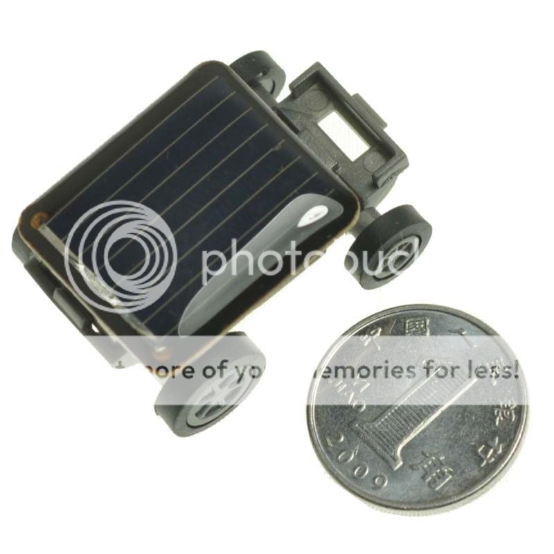 Solar Panel Cell Mini Miniature Car Auto Toy Educational Gifts for Kids Children