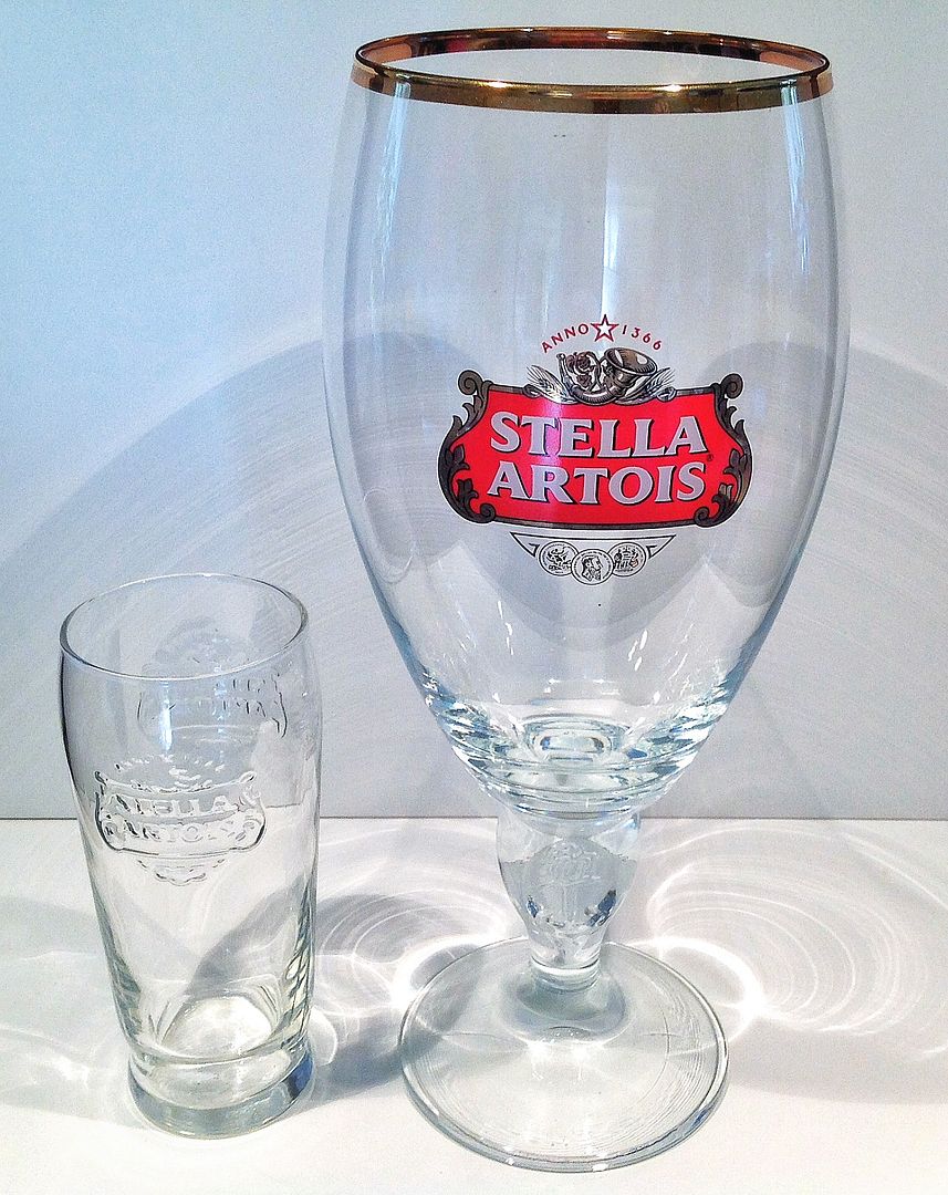 Giant Stella Artois Glass Chalice 265cl 4.6 Pint Lager Beer Bar Home ...